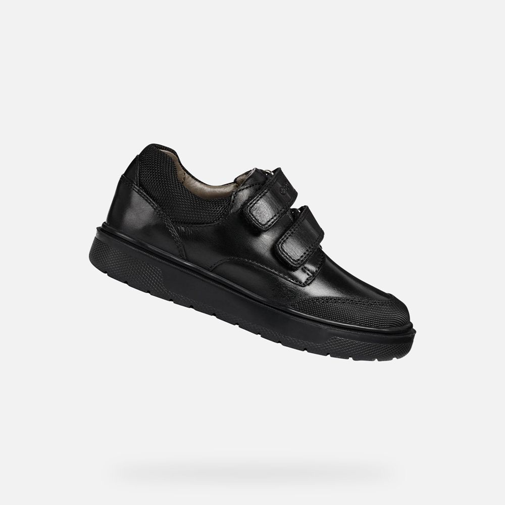 Geox Sneakers Black Riddock - Geox Boys Shoes - YKUAJR042